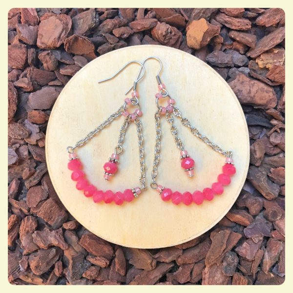 Fensi Jewelry Boutique earrings chandeliers pink