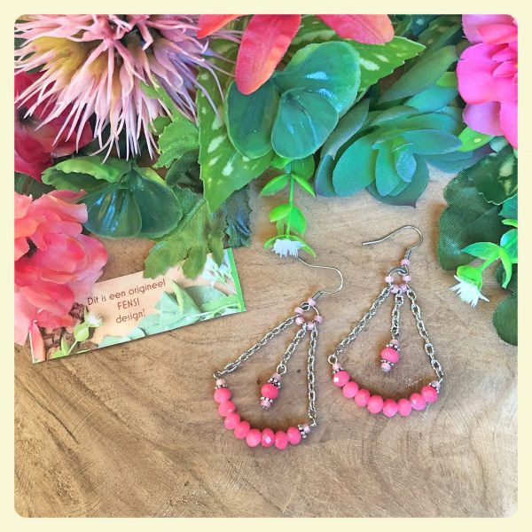 Fensi Jewelry Boutique earrings chandeliers pink