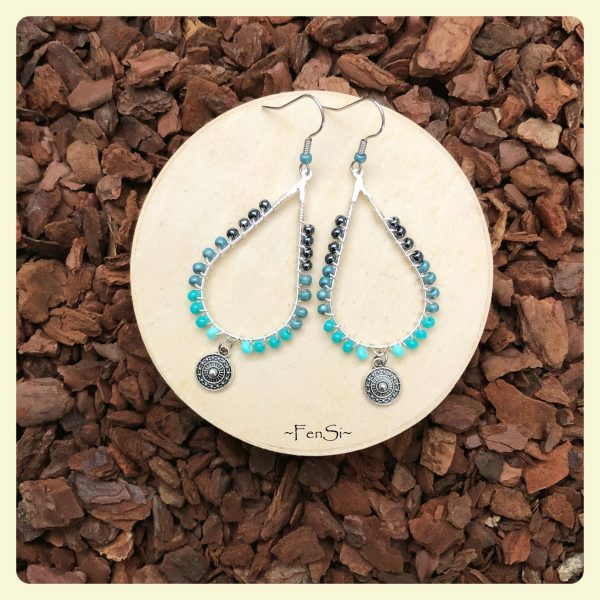 Shop trendy wirewrap earrings @ fensi jewelry boutique Handmade by fenneke smouter fancy sieraden oorbellen fashionista