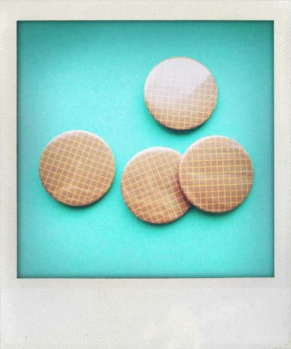 Stroopwafel button