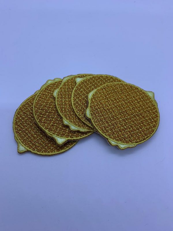 Stroopwafel Applique - Patch - Afbeelding 4