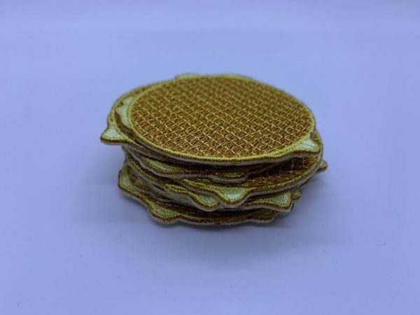 Stroopwafel Applique - Patch - Afbeelding 5