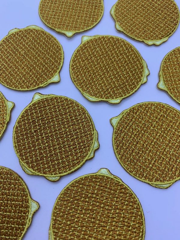 Stroopwafel Applique - Patch - Afbeelding 2