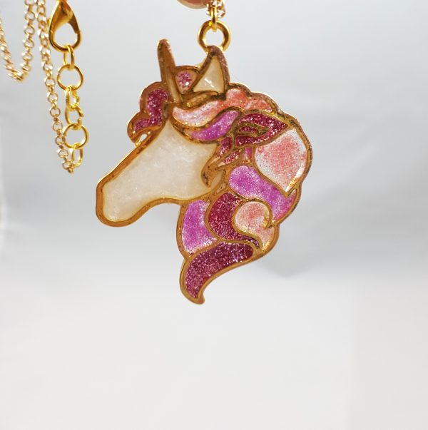 Glitter eenhoorn ketting - Afbeelding 7