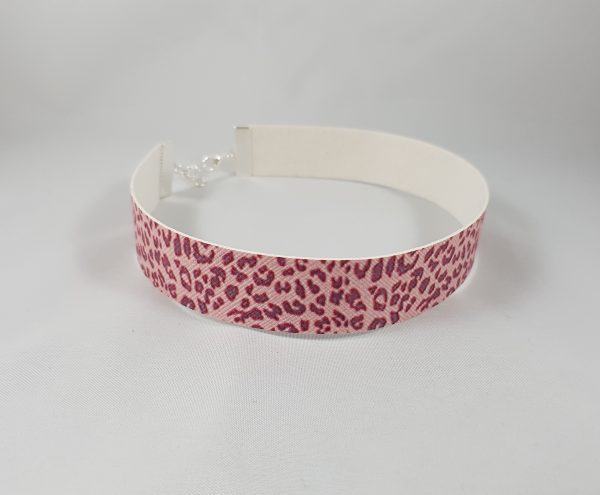 Roze panter choker - Afbeelding 7