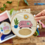 Junglembroidery borduurkit modern planten woonkamer DIY creatieve hobby