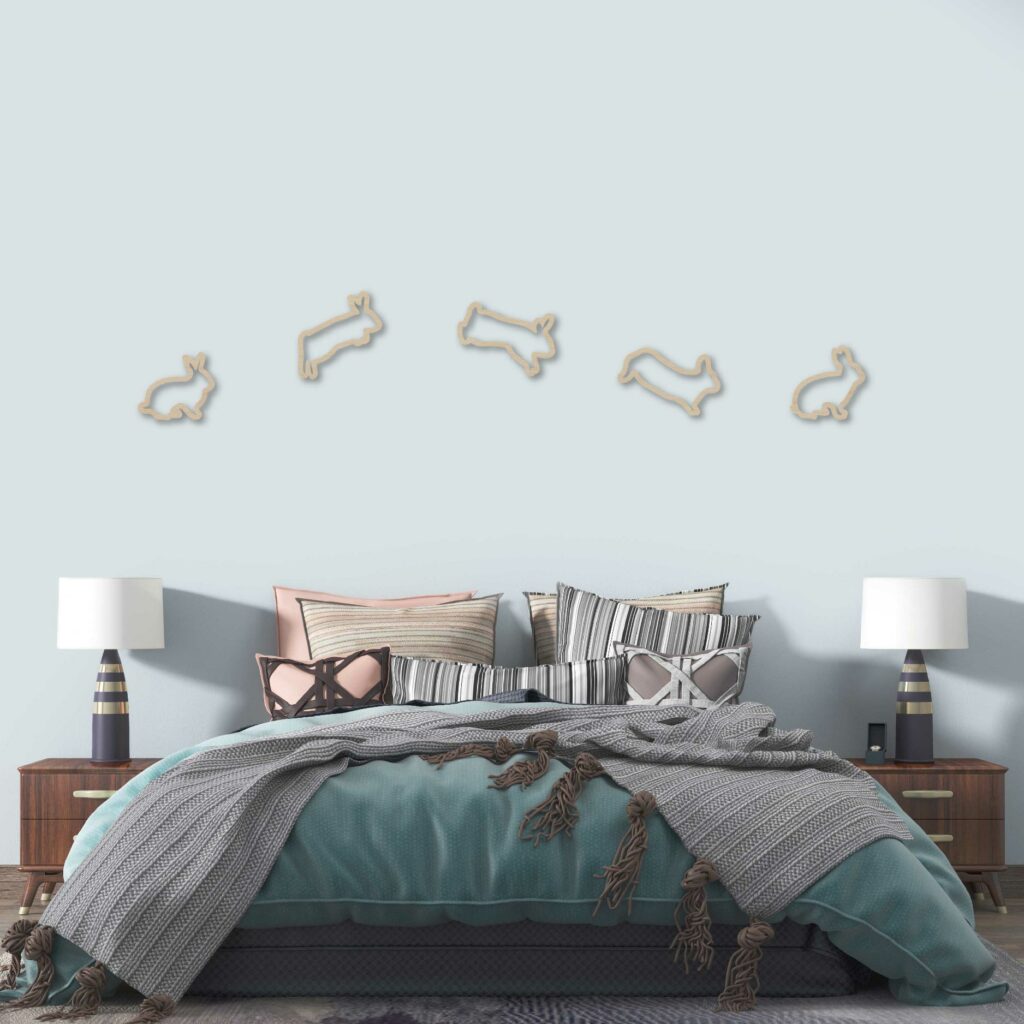 houten konijnen