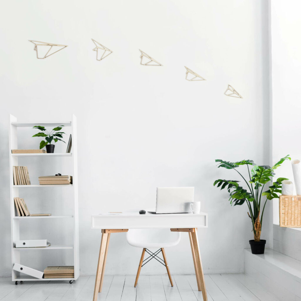 wanddecoratie vliegtuigjes