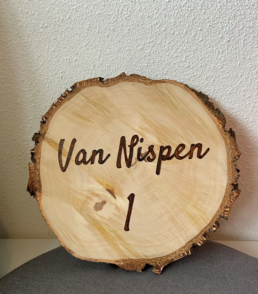 Huisnummer adresbord