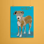 Miniposter A5 Hond