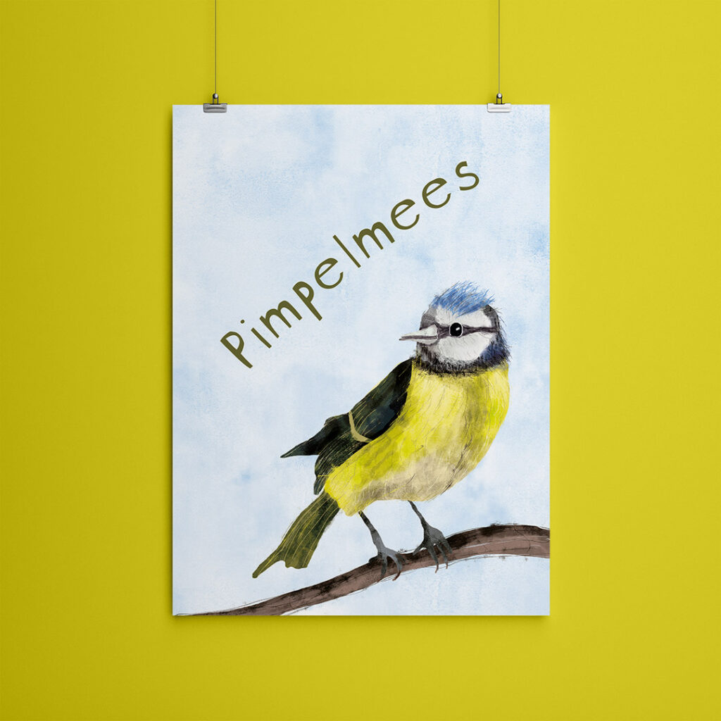 Miniposter A5 Pimpelmees