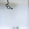 serotonine molecule oorbellen