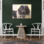 acrylschilderij van Thea in interieurgeplaatst