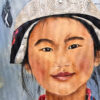 Meisje uit China Guizhou acrylschilderij 40 x 30 cm door thea
