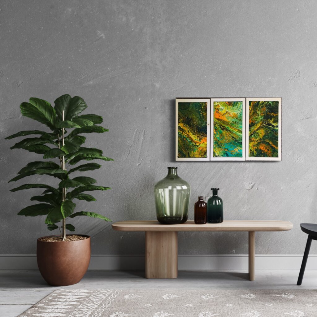 Wooninspiratie schilderijen Thea