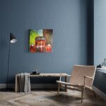 acrylschilderij van Thea in interieurgeplaatst