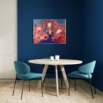 acrylschilderij van Thea in interieurgeplaatst