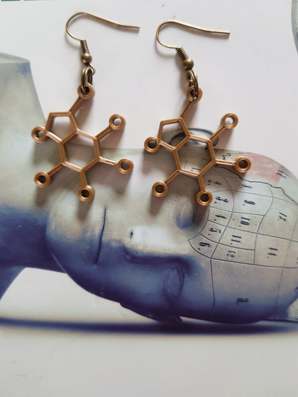 Thee Molecule oorbellen