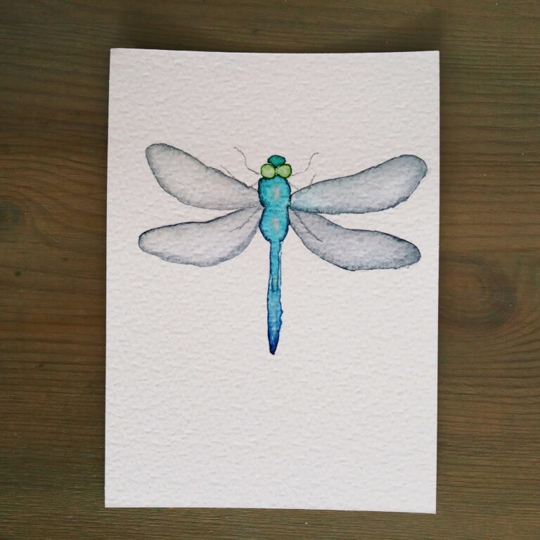 kaart libelle wit