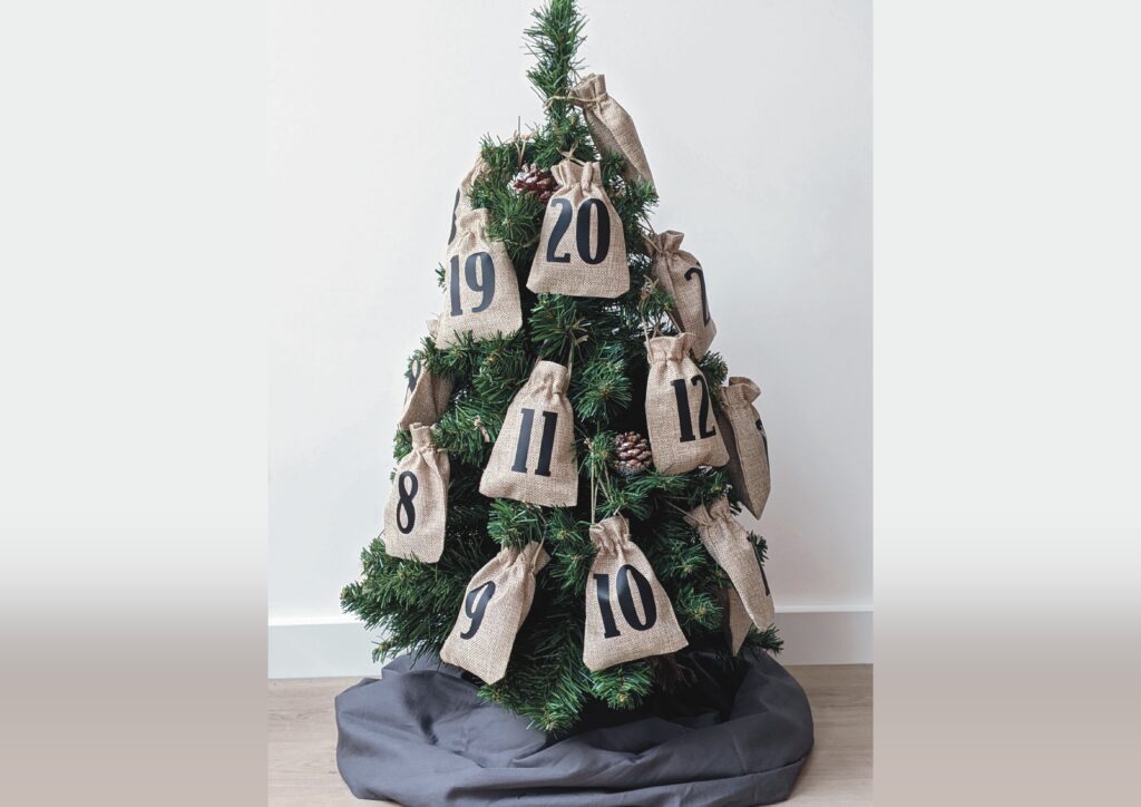 Adventkalender om zelf te vullen