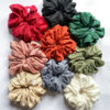 XL Linnen scrunchies