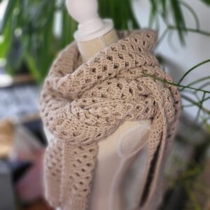 Lange sjaal Gwen - ZETTElen Handwerk Atelier -