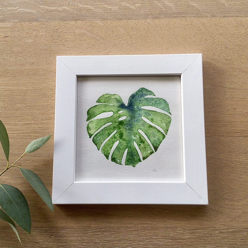 aquarel Monstera