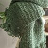 Lange sjaal BILLIE warm groen