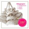 DIY Pakket Off-white Kerstboompjes inbegrepen haakpatroon, garen en kralen