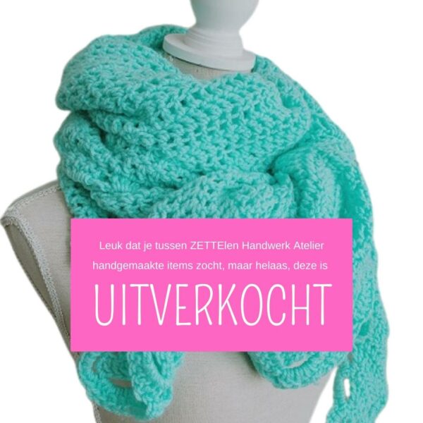 Omslagsjaal verkocht ZETTElen Handwerk Atelier