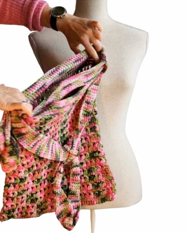 Tas Romijn - Pittig roze tinten met groentinten en mokka - ZETTElen Handwerk Atelier