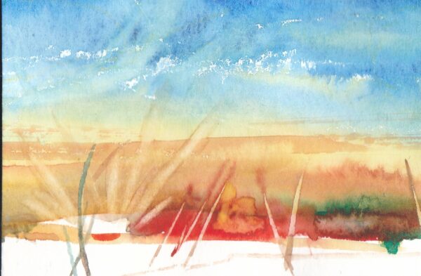 KLEURvanWATER-aquarelkaart LANDSCHAP