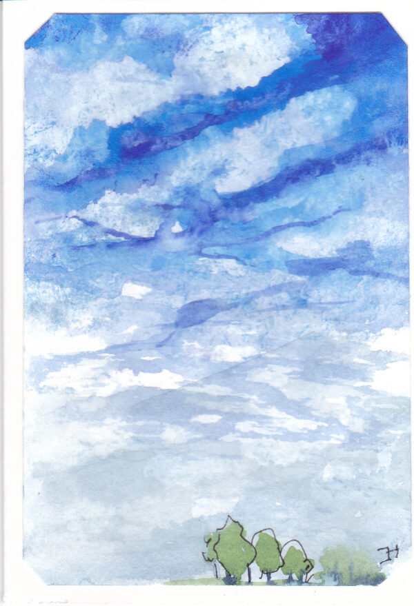 KLEURvanWATER-aquarelkaart LUCHT