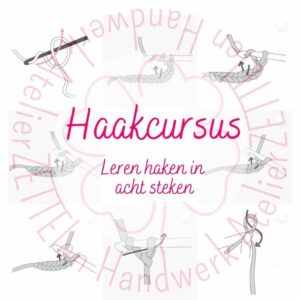 afbeeldinge haakcursus - leren haken in acht steken