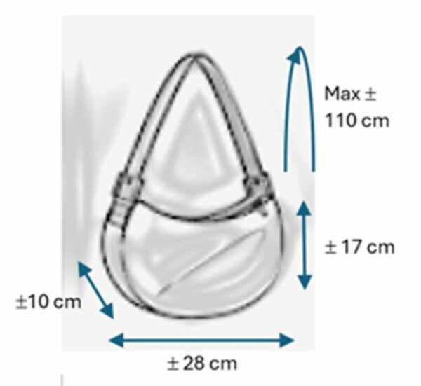 Kidukusewing - Slingbag ribfluweel - Afbeelding 5