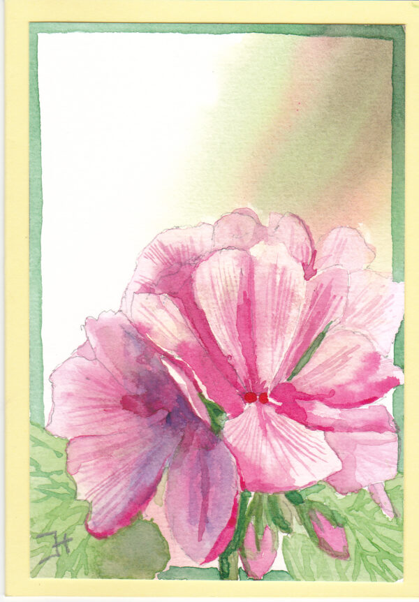 KLEURvanWATER-aquarelkaart ZOMER