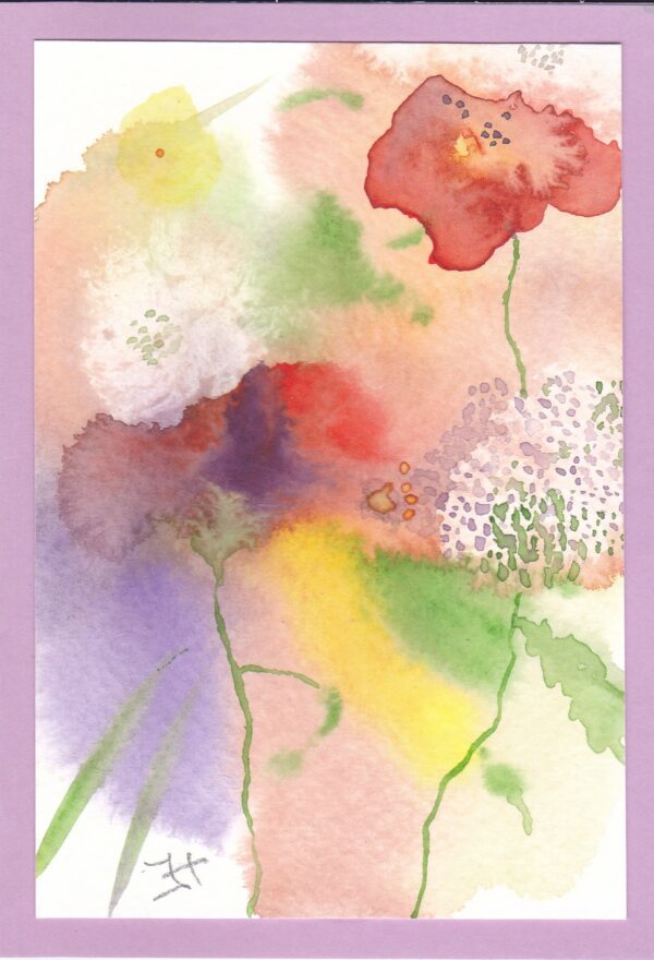 KLEURvanWATER-aquarelkaart ZOMER