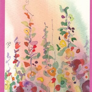 KLEURvanWATER-aquarelkaart ZOMER