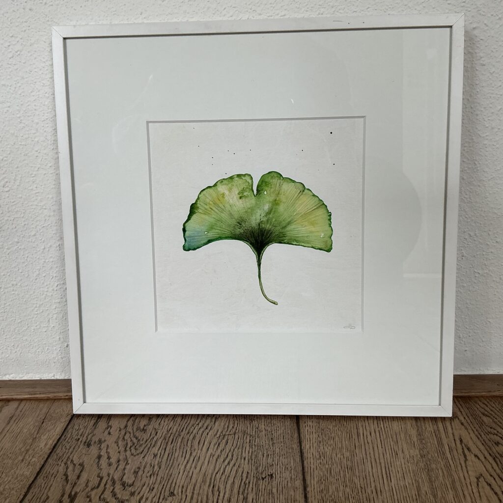 Aquarel Ginkgo