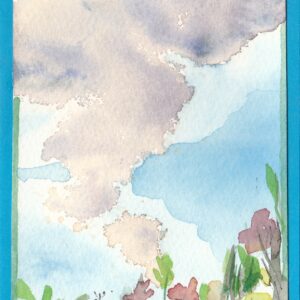 KLEURvanWATER-aquarelkaart LUCHTEN