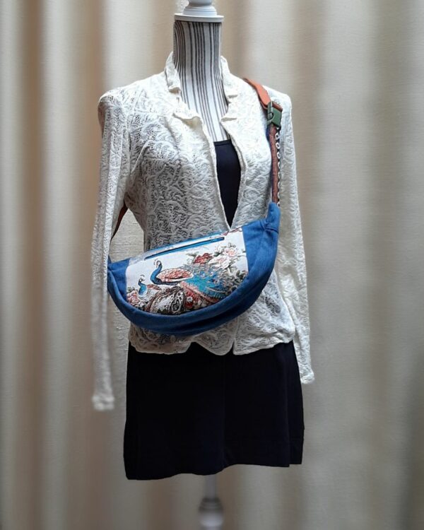 Kidukusewing - Slingbag twee pauwen - Afbeelding 4