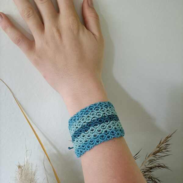 Tides & Leaves Micromacramé Armband - Afbeelding 3