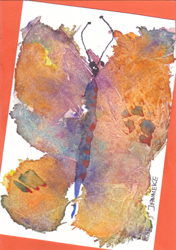 KLEURvanWATER-aquarelkaart FLADDEREN