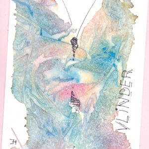 KLEURvanWATER-aquarelkaart FLADDEREN