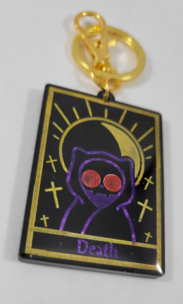 Kat tarot kaart sleutelhanger - Afbeelding 2