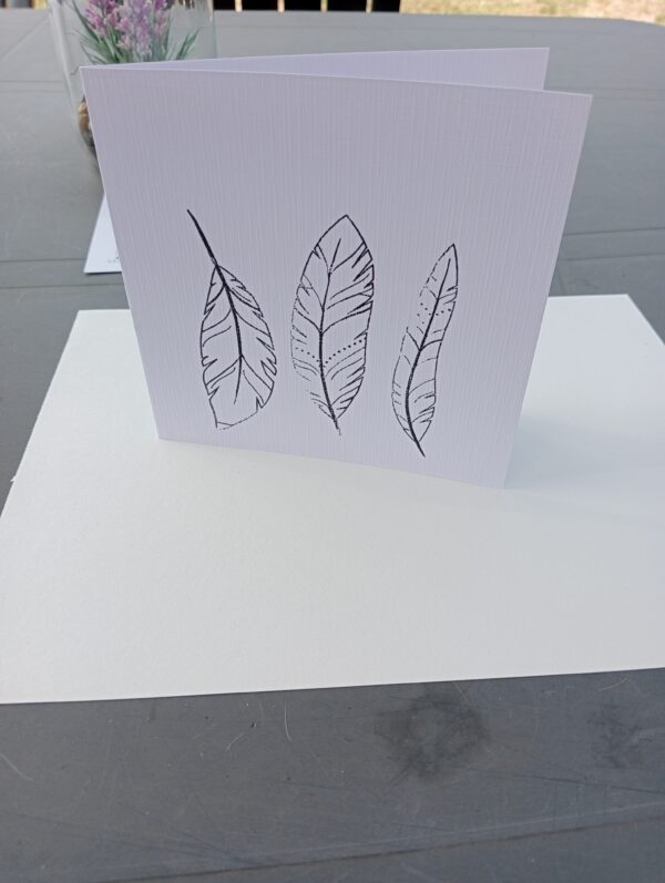 Kaart "veren" - Afbeelding 2