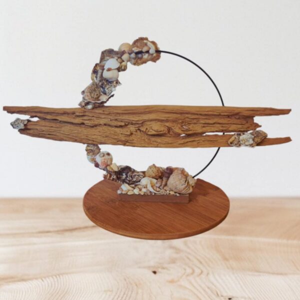 Unieke handgemaakte decoratie – Hout & Schelpenkunst