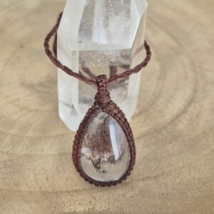 Carin's Macramé ketting met Lodoliet