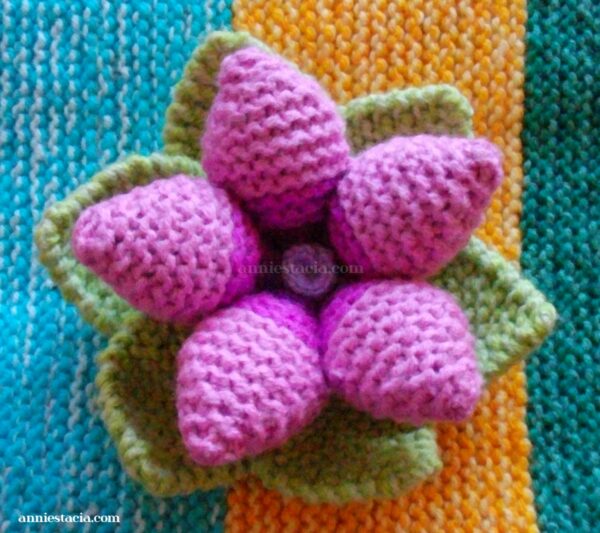Leuke gekleurde gebreide bloemenschaaltjes - Afbeelding 4