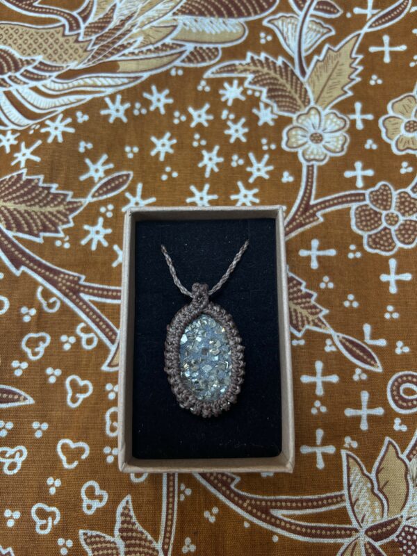 ruwe pyriet ketting - Afbeelding 2